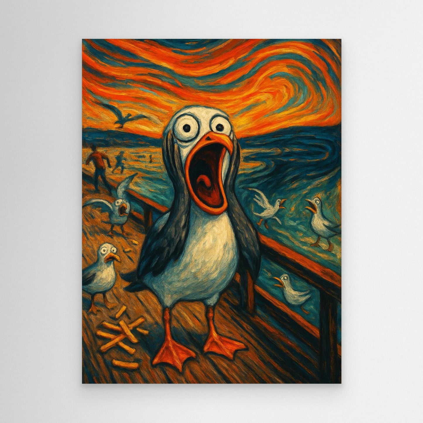 Seagull Scream - Edvard Munch The Scream - Beach Edition
