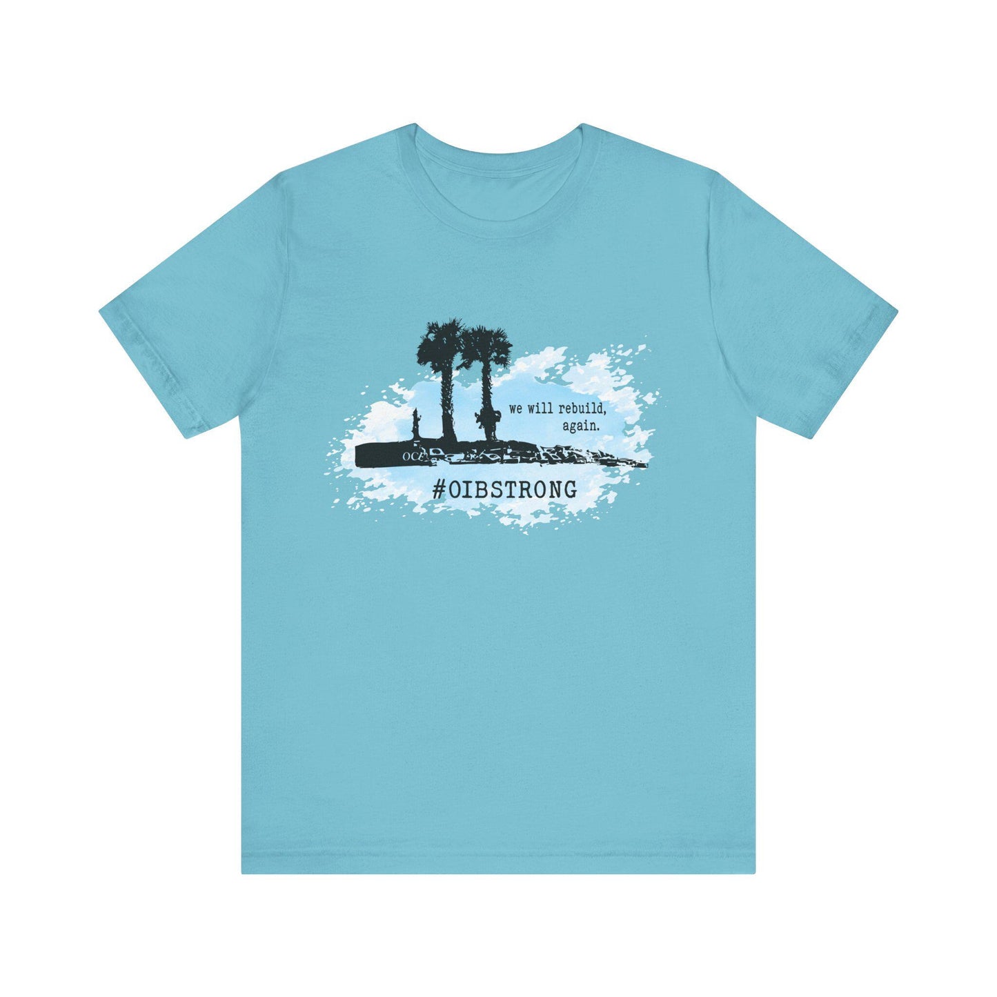 Ocean Isle Beach Roundabout - Commemorative Rebuild Tee - Funny - Poor Ole Roundy - North Carolina