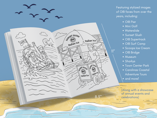 Ocean Isle Beach Coloring + Activity Book