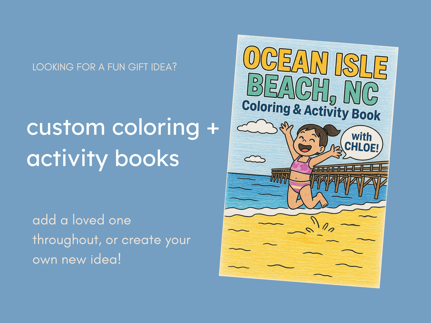 Ocean Isle Beach Coloring + Activity Book