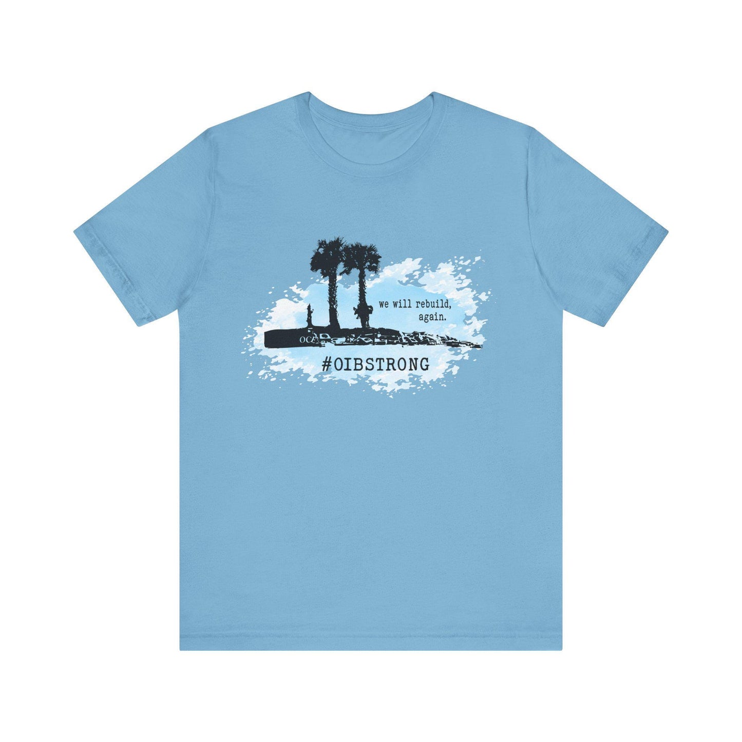 Ocean Isle Beach Roundabout - Commemorative Rebuild Tee - Funny - Poor Ole Roundy - North Carolina