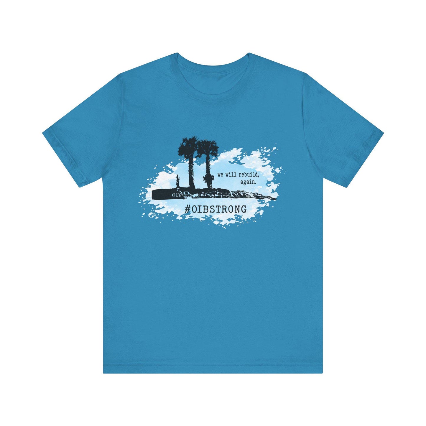 Ocean Isle Beach Roundabout - Commemorative Rebuild Tee - Funny - Poor Ole Roundy - North Carolina