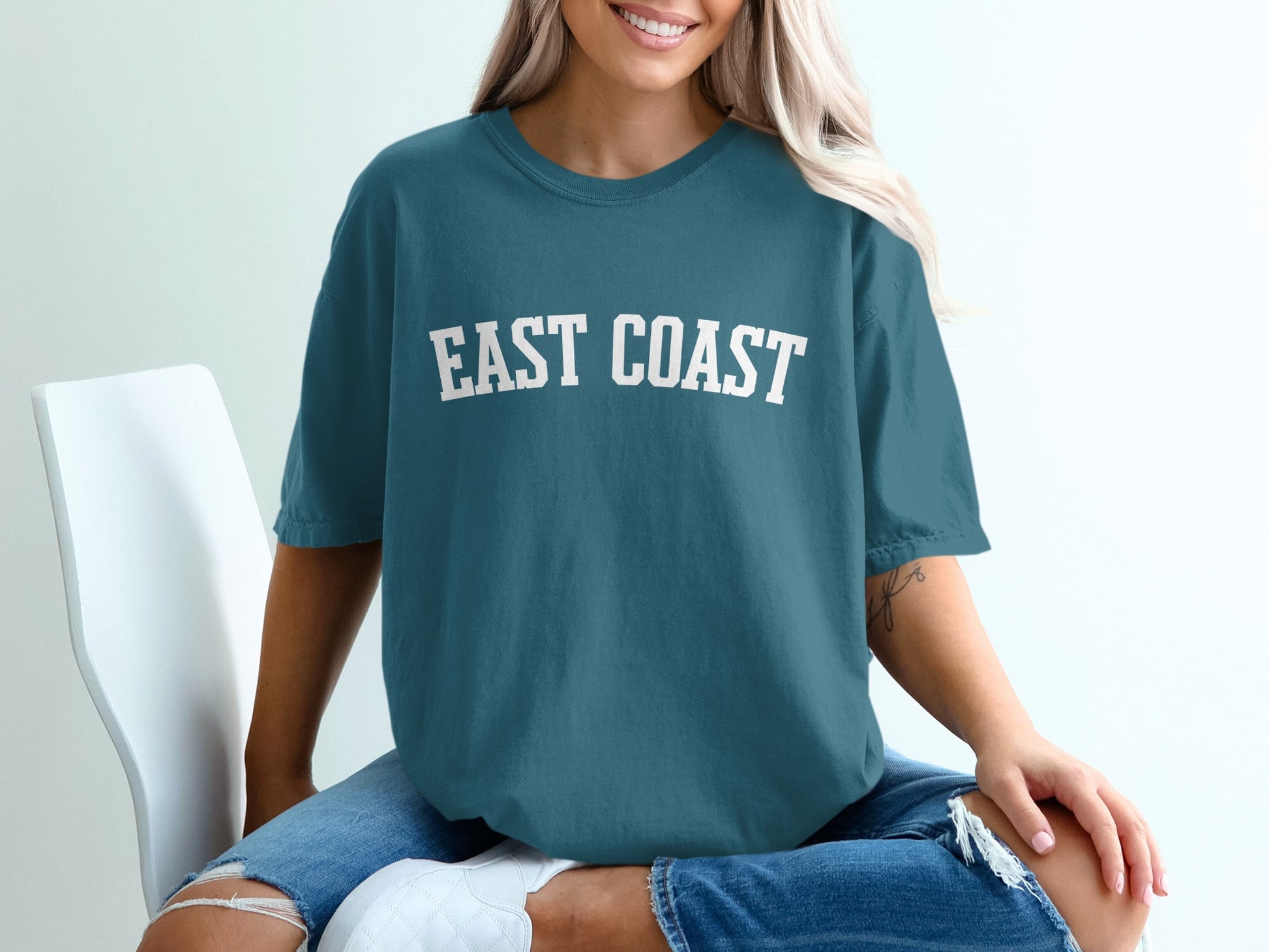 East Coast Graphic Tee Shirt Casual Fashion product